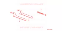 OUTIL pour Honda XR 600 R de 1997