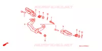 REPOSE PIED pour Honda XR 600 R de 1997