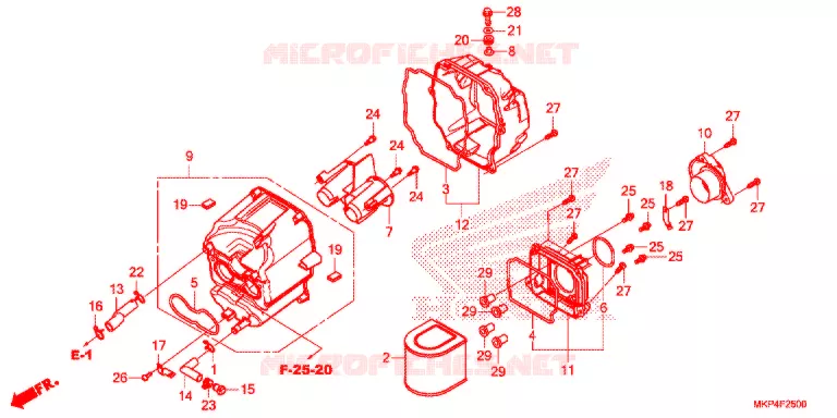 FILTRE A AIR Honda MOTO 500 CB 2021  CB500XAM