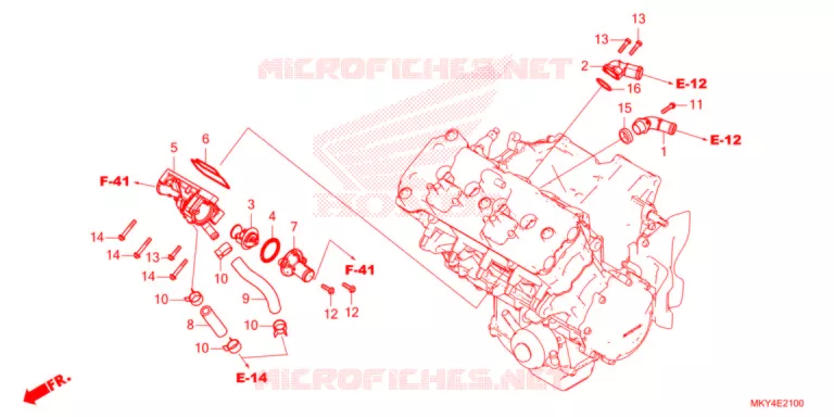 THERMOSTAT Honda MOTO 650 CB 2021  CB650RAM