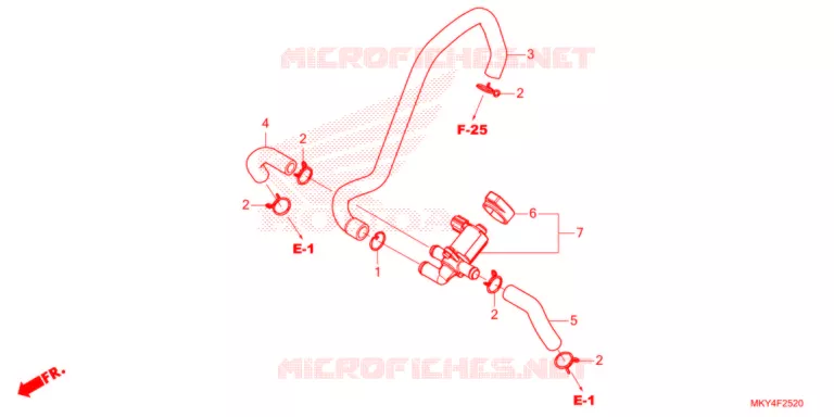 VALVE DE COMMANDE D'INJECTION D'AIR Honda MOTO 650 CB 2021  CB650RAM