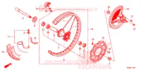 ROUE AVANT pour Honda CRF 250 R de 2021