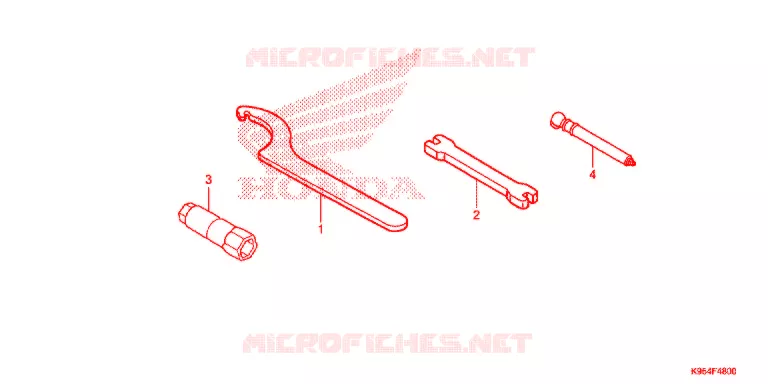 OUTIL Honda MOTO 250 CRF 2021  CRF250RXM