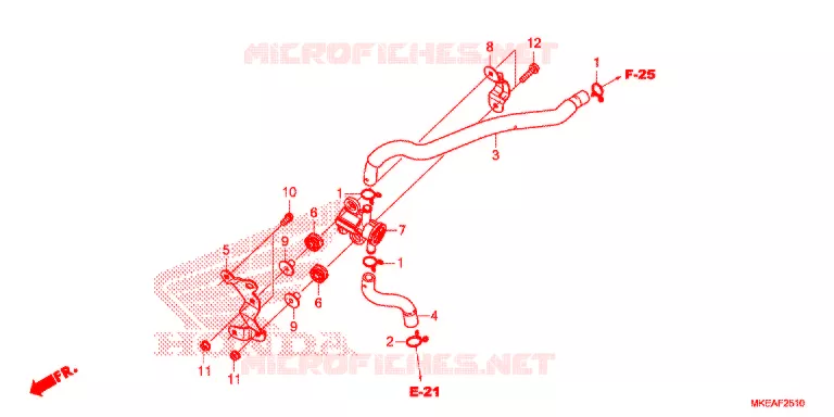 SOUPAPE D'ADMISSION Honda MOTO 450 CRF 2021  CRF450RLM