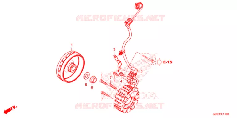 ALTERNATEUR Honda MOTO 450 CRF 2021  CRF450RXM