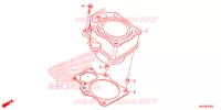 CYLINDRE pour Honda FOURTRAX 420 RANCHER 4X4 Manual Shift de 2021