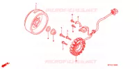 ALTERNATEUR pour Honda CBR 125 ROUGE de 2009