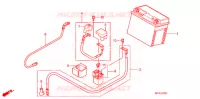 BATTERIE  pour Honda CBR 125 ROUGE de 2009