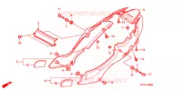 COUVERCLES LATERAUX pour Honda CBR 125 ROUGE de 2009
