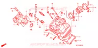 CULASSE  pour Honda CBR 125 ROUGE de 2009