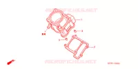 CYLINDRE pour Honda CBR 125 ROUGE de 2009