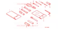 OUTIL pour Honda CBR 125 ROUGE de 2009