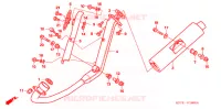 SILENCIEUX D'ECHAPPEMENT pour Honda CBR 125 ROUGE de 2009