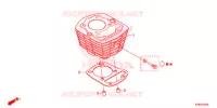 CYLINDRE pour Honda CRF 125 F BIG WHEELS de 2021