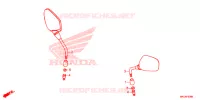 RETROVISEUR pour Honda CRF 450 L de 2021