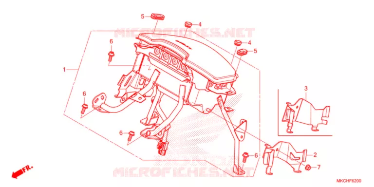 MODULE AIRBAG Honda MOTO 1800 GOLD-WING 2021  GL1800DAM