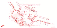 GUIDON   TE DE FOURCHE pour Honda GL 1800 GOLD WING TOUR DCT, NAVI, AIRBAG de 2021