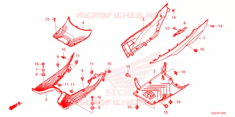 MARCHE PIEDS Honda SCOOTER 110 VISION 2022  NSC110M