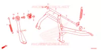 BEQUILLE pour Honda FORZA 125 de 2021