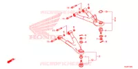 TRIANGLES AVANT pour Honda PIONEER 520 M2 CAMO de 2021