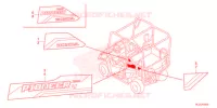 AUTOCOLLANTS pour Honda PIONEER 700 M4 de 2021