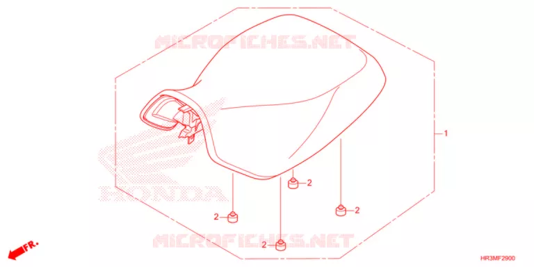 SELLE Honda ATV 420 FOURTRAX 2021  TRX420FM2M