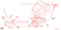 GUIDON pour Honda FOURTRAX 420 RANCHER 2X4 Electric Shift de 2021