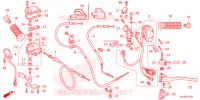 LEVIER DE GUIDON   CABLE   COMMODO pour Honda FOURTRAX 420 RANCHER 2X4 Electric Shift de 2021