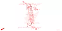 AMORTISSEUR ARRIERE pour Honda FOURTRAX 420 RANCHER 2X4 BASE de 2021