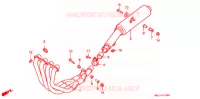 SILENCIEUX D'ECHAPPEMENT pour Honda CBR 600 F3 de 1997
