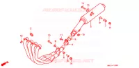 SILENCIEUX D'ECHAPPEMENT pour Honda CBR 600 de 1997