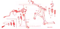 BEQUILLE pour Honda CBR 600 de 1997