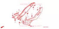 COUVERCLES LATERAUX pour Honda CBR 600 de 1997