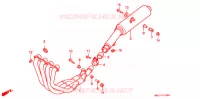 SILENCIEUX D'ECHAPPEMENT pour Honda CBR 600 de 1997