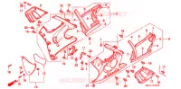 CARENAGES INFERIEUR pour Honda CBR 600 34HP de 1997