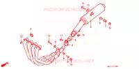SILENCIEUX D'ECHAPPEMENT pour Honda CBR 600 34HP de 1997
