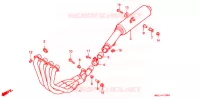 SILENCIEUX D'ECHAPPEMENT pour Honda CBR 600 de 1997