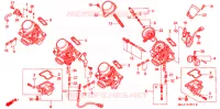 CARBURATEUR (PIECES CONSTITUTIVES) pour Honda CBR 600 34HP de 1998