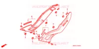 COUVERCLES LATERAUX pour Honda CBR 600 34HP de 1998