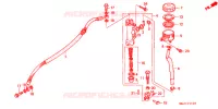 MAITRE CYLINDRE DE FREIN ARRIERE pour Honda CBR 600 34HP de 1998