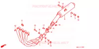 SILENCIEUX D'ECHAPPEMENT pour Honda CBR 600 34HP de 1998