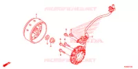ALTERNATEUR pour Honda CBR 150 R de 2017