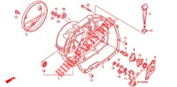 PANNEAU CARTER MOTEUR D. (2) pour Honda XRM 125 SPOKED WHEELS, REAR BRAKE DISK de 2011
