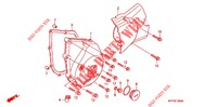 PANNEAU CARTER MOTEUR G. (3) pour Honda XRM 125 SPOKED WHEELS, REAR BRAKE DISK de 2011