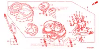 COMPTEUR pour Honda XRM 125 MOTARD, CASTED WHEELS de 2012