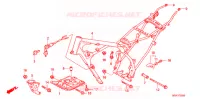 CADRE pour Honda CRF 80 de 2009