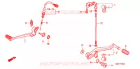 PEDALE pour Honda VFR 1200 DCT de 2013