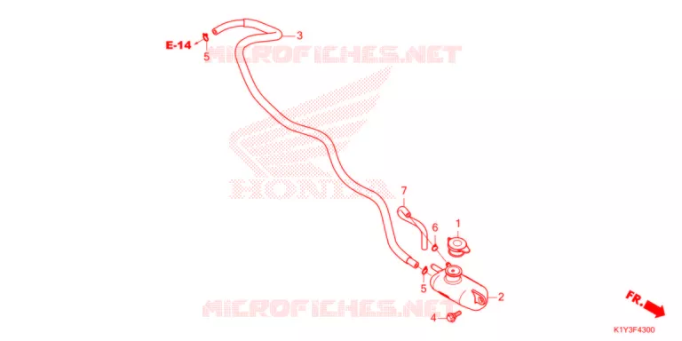 VASE D'EXPANSION Honda SCOOTER 125 PCX 2021  WW125AM_KO