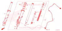 FOURCHE pour Honda PCX 125 CBS de 2021