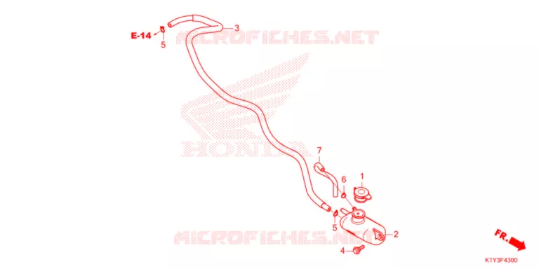 VASE D'EXPANSION Honda SCOOTER 125 PCX 2021  WW125M